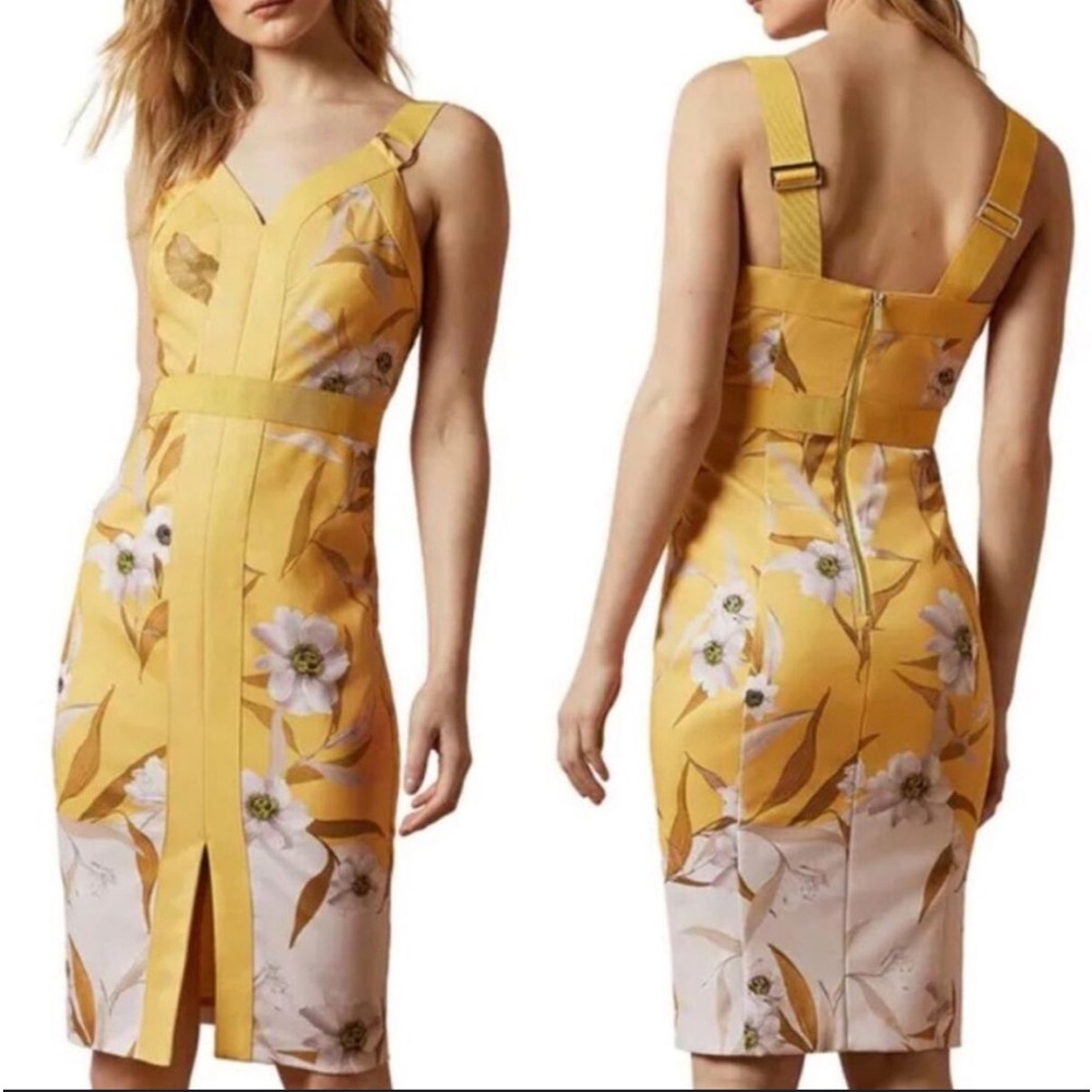 Ted Baker Peppinn Cabana Bodycon Dress New
